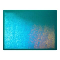 BULLSEYE 1176-51Fi Transparent Peacock Blue Iridescent 2mm